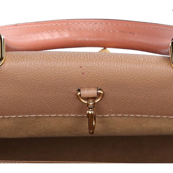 Louis Vuitton Monogram Canvas Venus Satchel Brown Crossbody Tan Pink M53540 - Picture 9 of 12